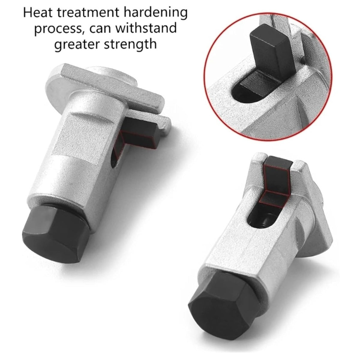 Manguito de extracción de amortiguadores de coche – Herramienta separadora de puntal de resorte - Herramienta Extracción Amortiguadores Hidráulicos Acero al carbono, Rango 5–11,4 mm, Hexagonal 17 mm