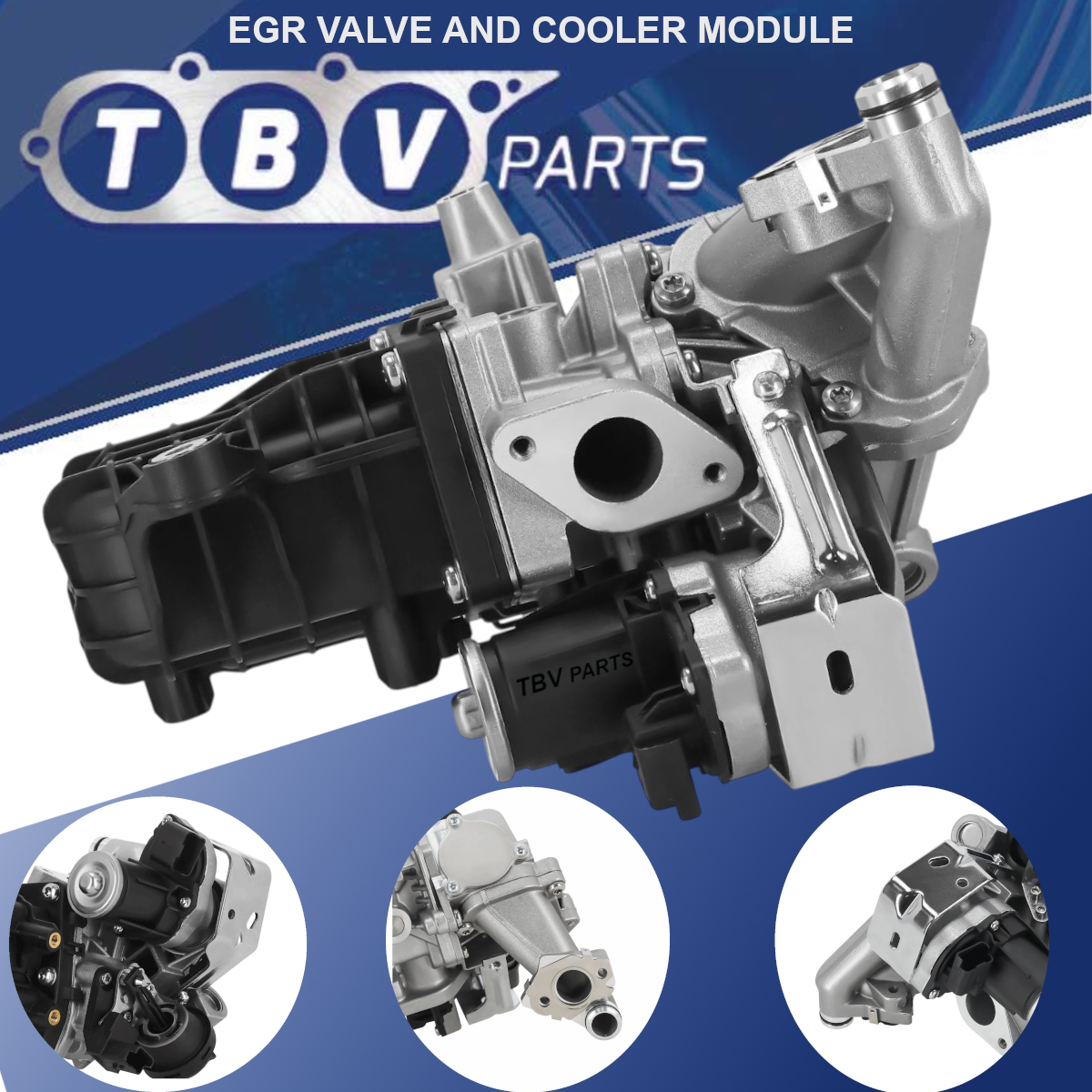 ENFRIADOR CON VALVULA EGR CITROEN FORD PEUGEOT 2.0HDI 9807593080 9801705280 1861749 2267338 DS7Q9D475DA DS7Q9D475DB DSZQ9D475DA