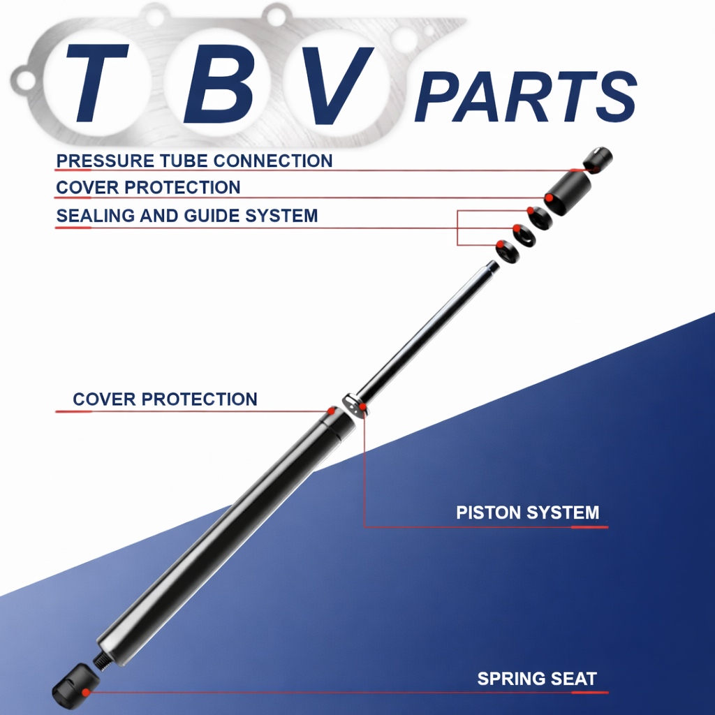 2X AMORTIGUADORES DE PRESIÓN DE GAS BMW SERIE 5 E39 51248222913 V20-2057