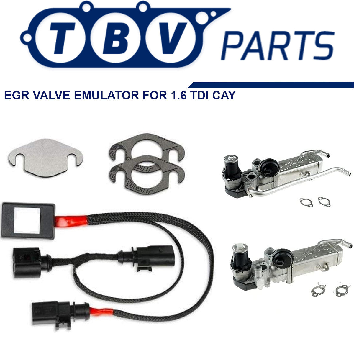 EGR VALVE CANCEL KIT VW AUDI SEAT SKODA 1.6 TDI CAY 03L131512DQ 03L131512BL 03L131512AP 03L131512BH
