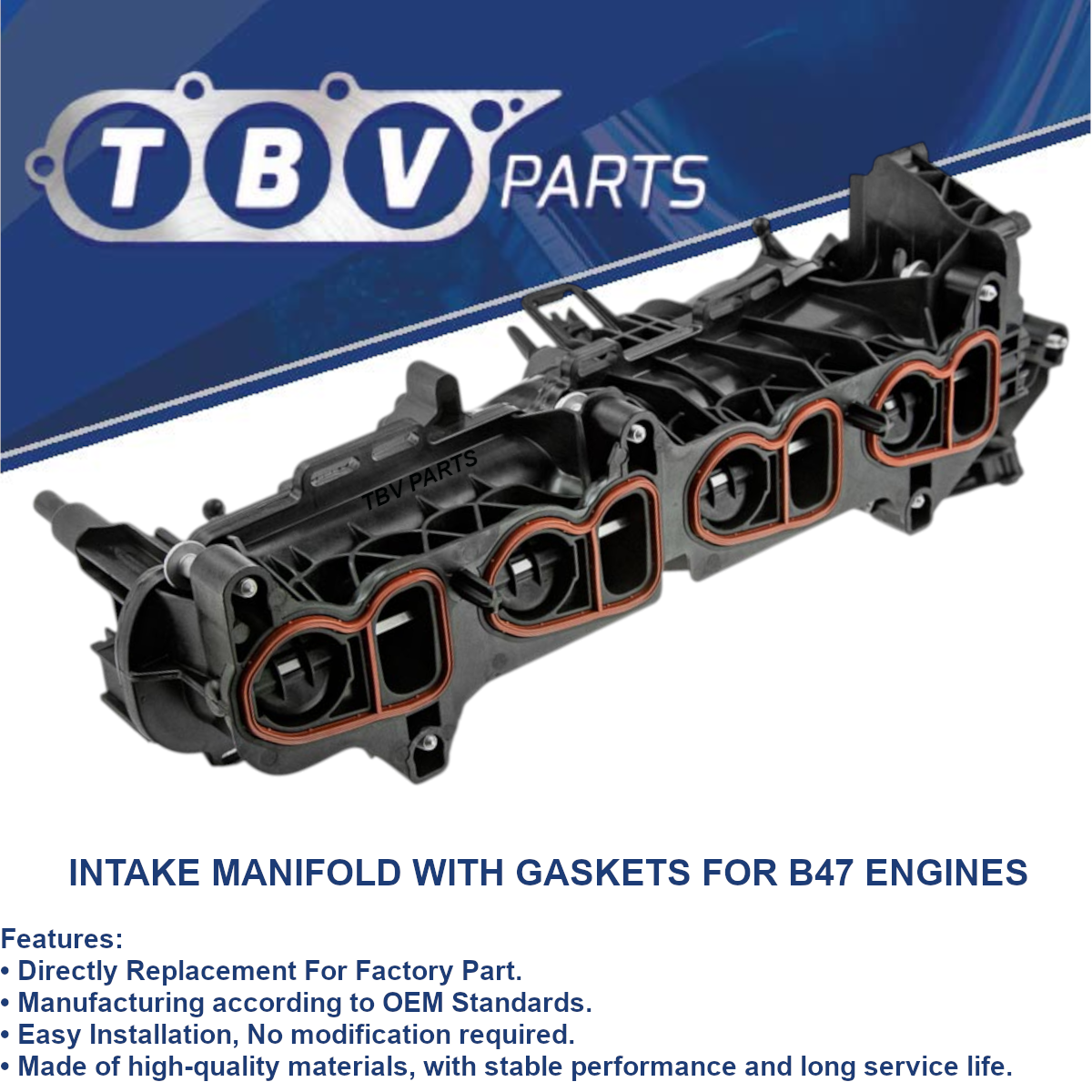 INTAKE MANIFOLD BMW B47 11618513655 8513655 11618580274 8580274