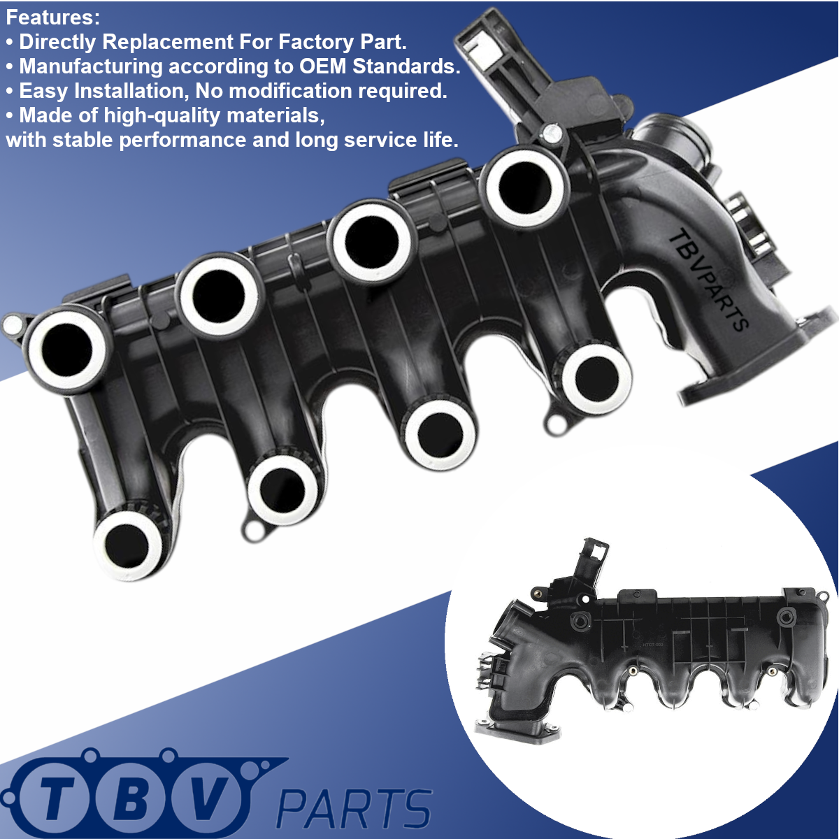 COLECTOR DE ADMISIÓN PEUGEOT 1.6HDI 0361N3 9684941780 1526691 3M5Q6P036AE Y60110220A Y60110220B