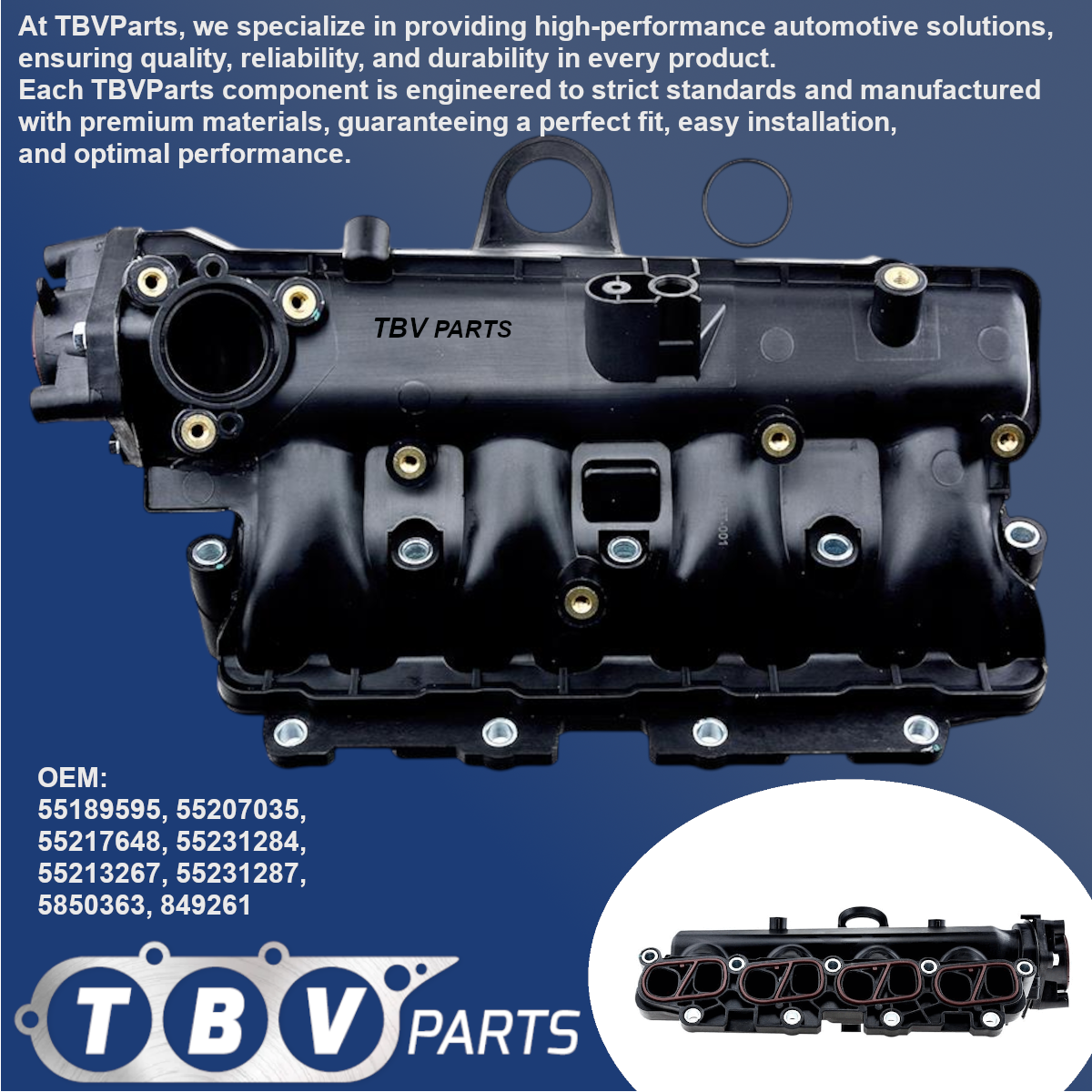 INTAKE MANIFOLD ALFA ROMEO OPEL FIAT CHEVROLET 1.3JTD 55189595 55213267 55207035 55217648 55231287 55217648