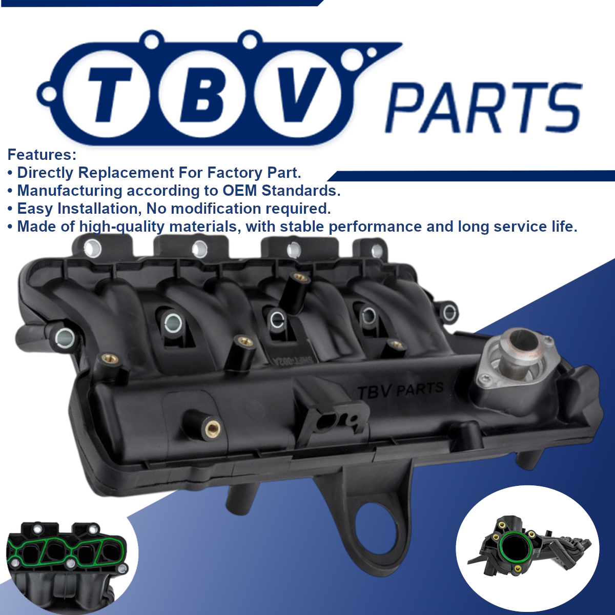 COLECTOR DE ADMISIÓN FIAT OPEL LANCIA 1.3 JTD / 1.3 D 55231291 73501353 0000073501353 55207034 93177327 849271 5850162 5850111