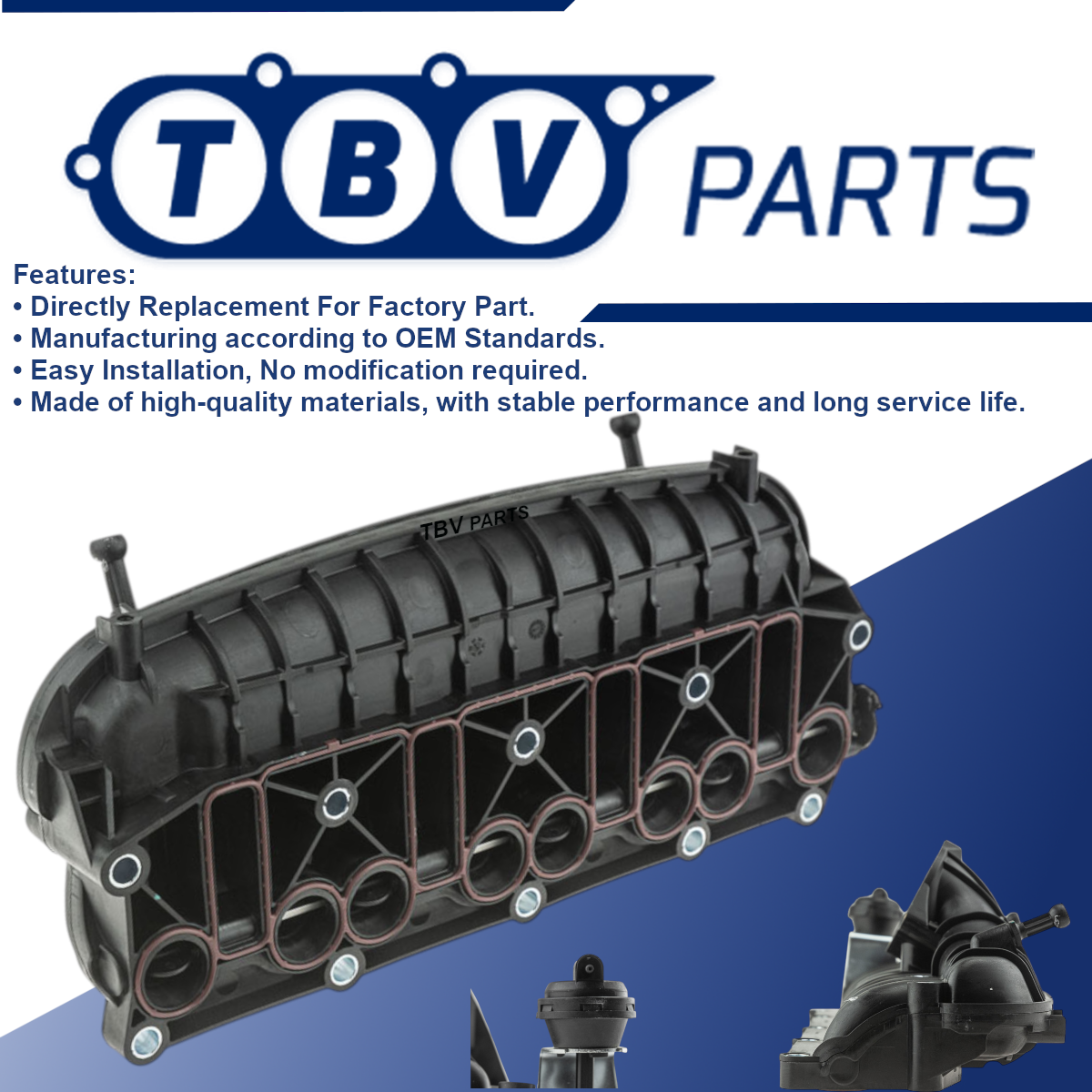 INTAKE MANIFOLD AUDI SKODA VW SEAT 2.0TDI BMN 03G129711AS 03G129711AF 03G129711AS