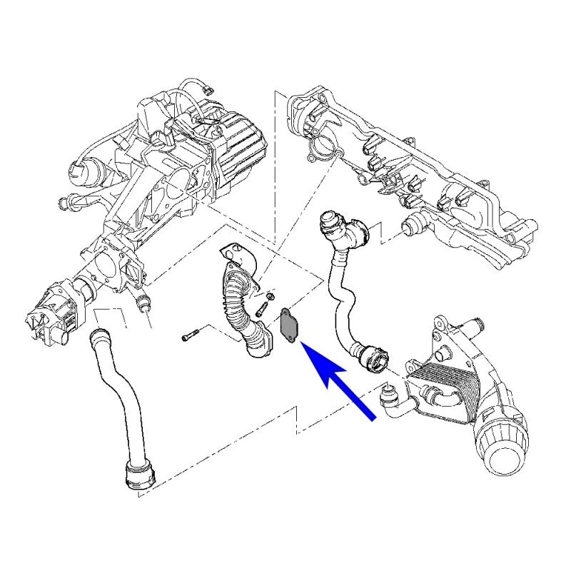 KIT ANULAR VALVULA EGR OPEL ASTRA INSIGNIA ZAFIRA 2.0 CDTI A20DTH 55566052 851288