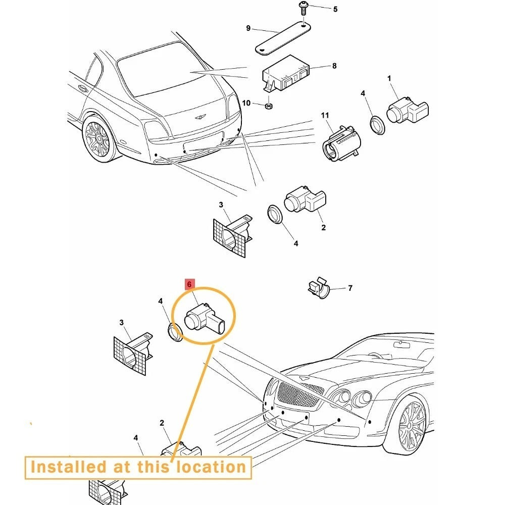 SENSOR DE APARCAMIENTO AUDI SEAT SKODA VW VOLVO TOYOTA OPEL RENAULT 3C0919275S 5C6919275A 3C0919275PGRU 1S0919275CGRU 71753101 51903464 156084750 50511602