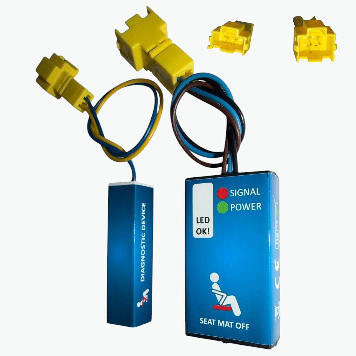 EMULADOR SENSOR OCUPACIÓN ASIENTO SRS / ESTERILLA AIRBAG MERCEDES BENZ CON COMUNICACION LIN W176 W246 W204 W205 C117 W212 W463 W292 W166 R172 X156 C218