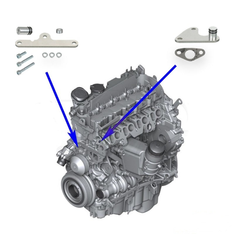 KIT ANULAR ENFRIADOR Y VALVULA EGR BMW N47 N47S 11717801942 11717810166 11717810871 11719886714 11719886716 11717800653