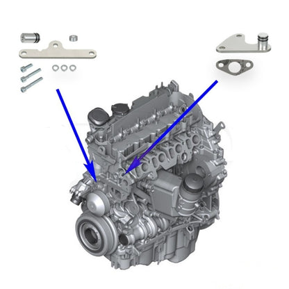 KIT ANULAR ENFRIADOR Y VALVULA EGR BMW N47 N47S 11717801942 11717810166 11717810871 11719886714 11719886716 11717800653