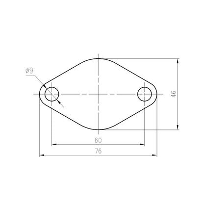 TAPON ANULAR VALVULA EGR VW AUDI SKODA SEAT 1.9 2.5 TDI 038129637D 038131501AF 038131501AN 038131501S 038131501AT 038131501H 038131501T
