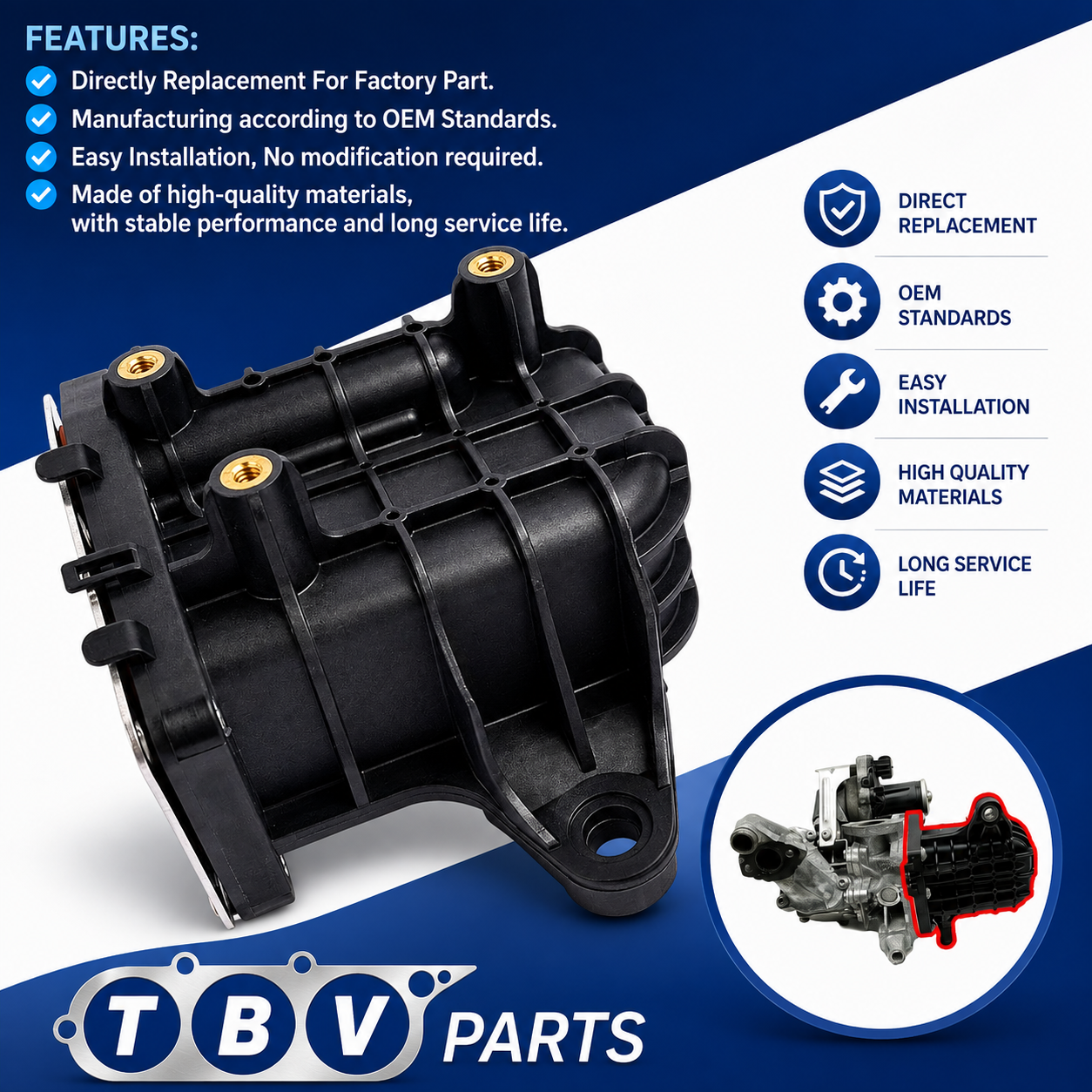 EGR COOLER CITROEN FORD PEUGEOT 2.0HDI 9807593080 9801705280 1861749 2267338 DS7Q9D475DA DS7Q9D475DB DSZQ9D475DA