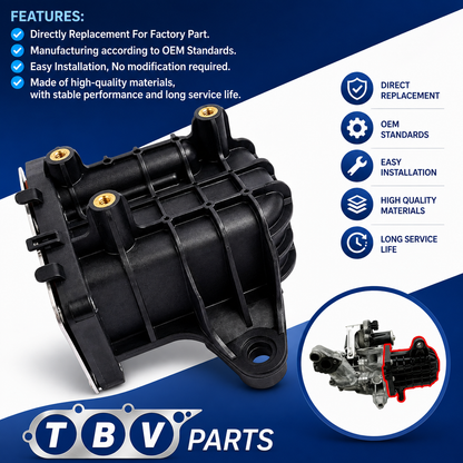 EGR COOLER CITROEN FORD PEUGEOT 2.0HDI 9807593080 9801705280 1861749 2267338 DS7Q9D475DA DS7Q9D475DB DSZQ9D475DA