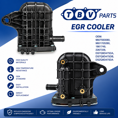 EGR COOLER CITROEN FORD PEUGEOT 2.0HDI 9807593080 9801705280 1861749 2267338 DS7Q9D475DA DS7Q9D475DB DSZQ9D475DA