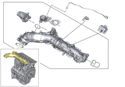 KIT DE ASA TRASEIRA MOTOR BMW 2.0D B47 11618571001 71-11831-00 11618513655 8513655 11618580274 8580274