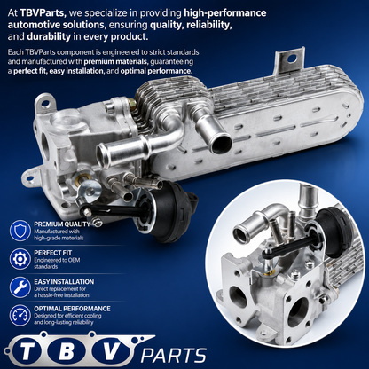 ENFRIADOR EGR AUDI SEAT SKODA VW 2.0 TDI 03G131512L, 03G131063, 03G131513J, 03G131513D, 03G131513