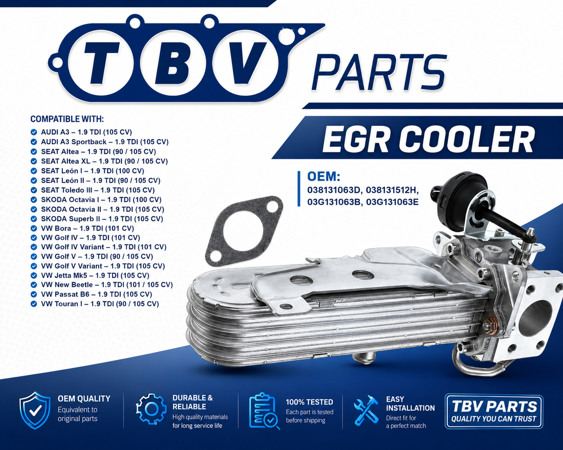 ENFRIADOR EGR AUDI SEAT SKODA VW 1.9  TDI 038131063D 038131512H 03G131063B 03G131063E 0892638 48367