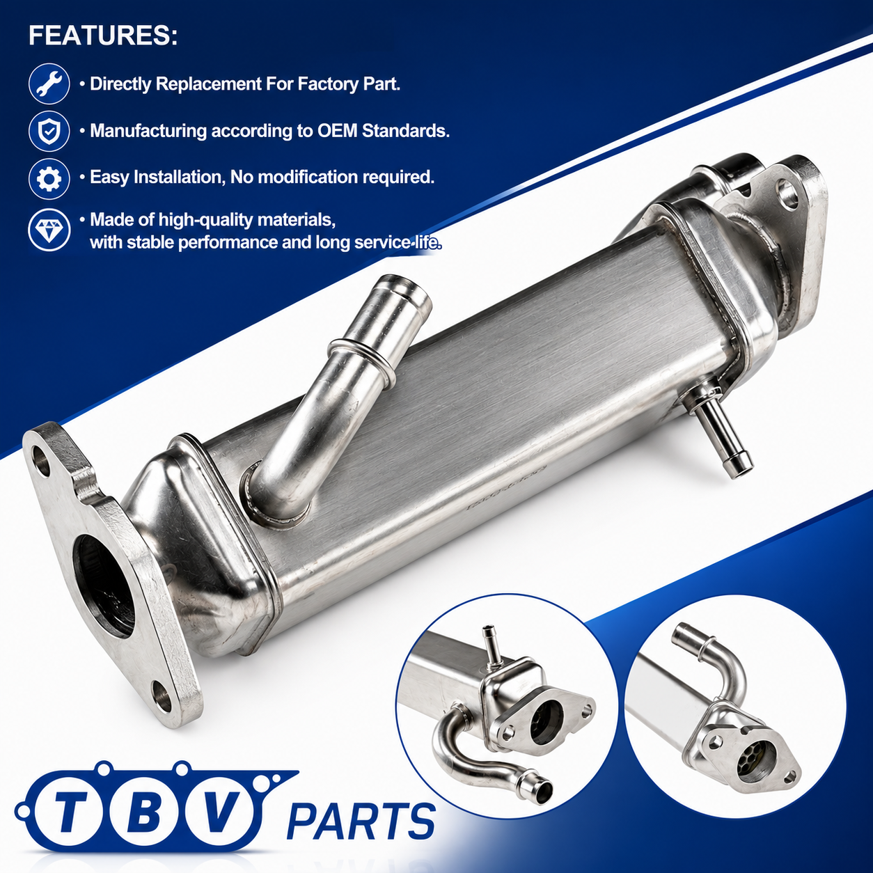 ENFRIADOR EGR FIAT DUCATO 2.3 D 5801365304 71795379 5801856913 5801385941 71795482