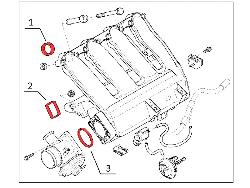 BMW 22MM 4 CYLINDER BUTTERFLY CANCELING KIT 11617800579 11617795393 7795393 7800579