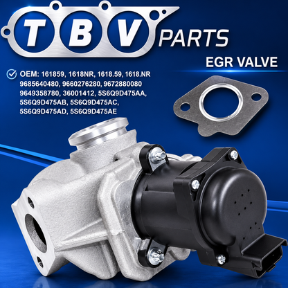 VALVULA EGR PEUGEOT 1.6 HDI 1618.NR  9685640480 9660276280 9672880080  9649358780