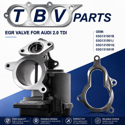 VÁLVULA EGR AUDI 2.0 TDI 03G131501B 03G131501J 03G131501Q 03G131501R