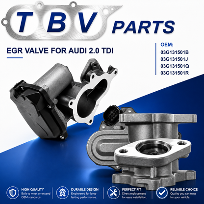 VÁLVULA EGR AUDI 2.0 TDI 03G131501B 03G131501J 03G131501Q 03G131501R