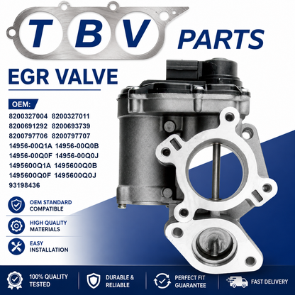 VÁLVULA EGR OPEL 2.0 CDTI 93198436 8200327004 8200327011 8200691292 8200693739 8200797706 8200797707