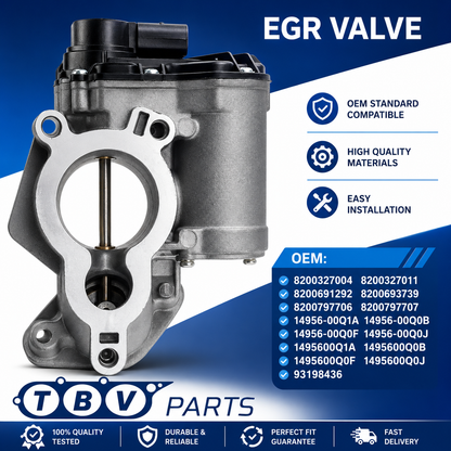 VÁLVULA EGR OPEL 2.0 CDTI 93198436 8200327004 8200327011 8200691292 8200693739 8200797706 8200797707