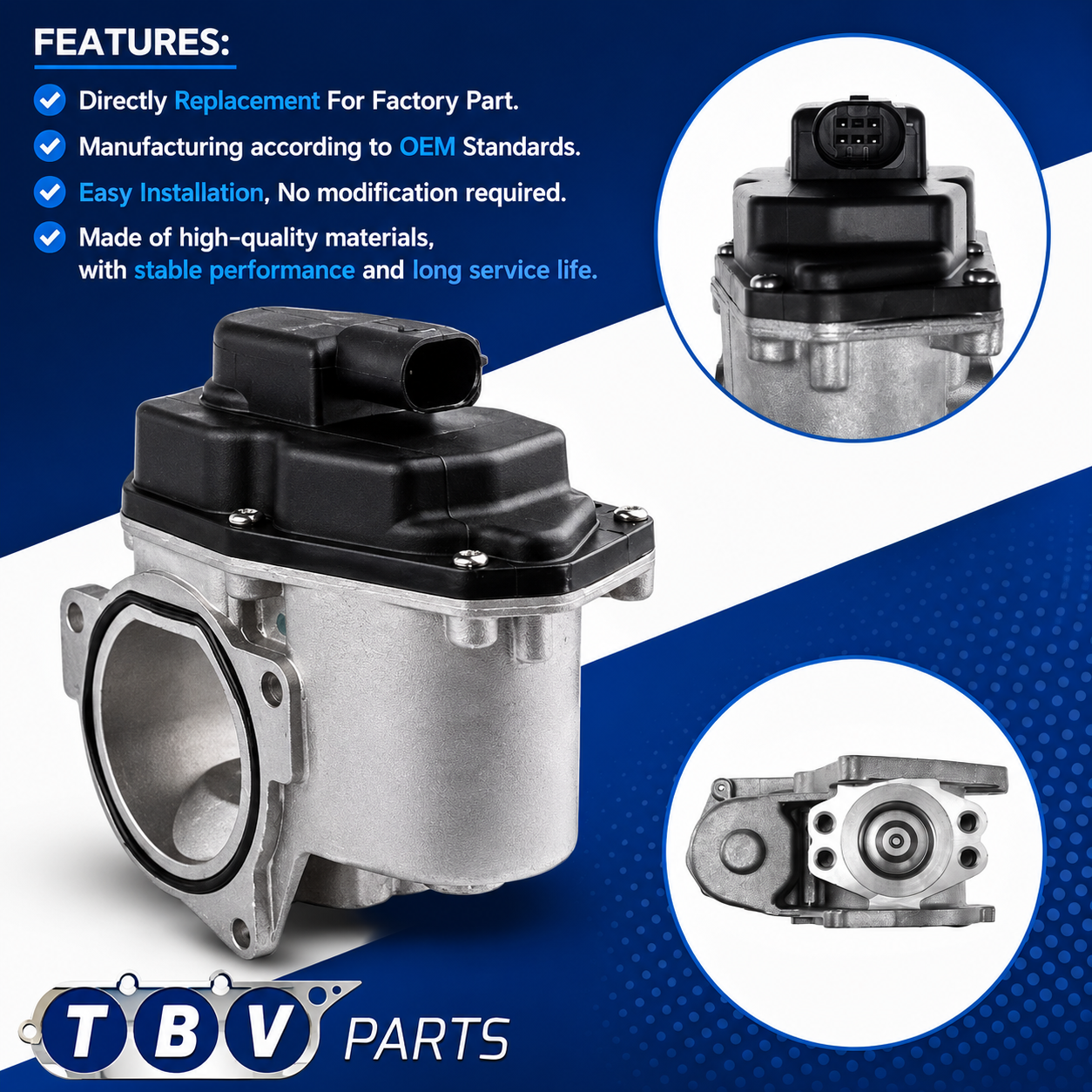 VALVULA EGR VOLKSWAGEN 2.0 TDI 03G131501 03G131501P 03L131501C 03L131501D 03L131501E 03L131501G 03L131501K