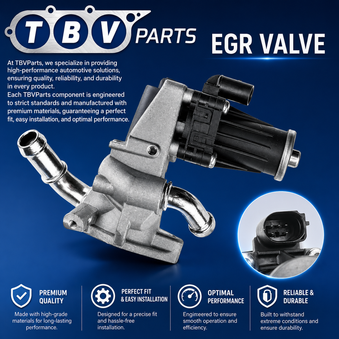 VALVULA EGR FORD TRANSIT 2.2TDCI, 2.4TDCI, 3.2TDCI 9C1Q9D475AB 1673226