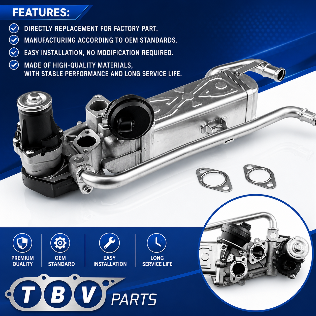 VALVULA EGR VOLKSWAGEN 1.6 TDI CAY 03L131512AN 03L131512AS 03L131512BH 03L131512CE 03L131512CG 03L131512DP