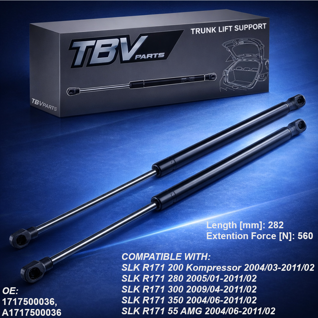 2X AMORTIGUADORES DE PRESIÓN DE GAS MERCEDES 1717500036 A1717500036 V308313