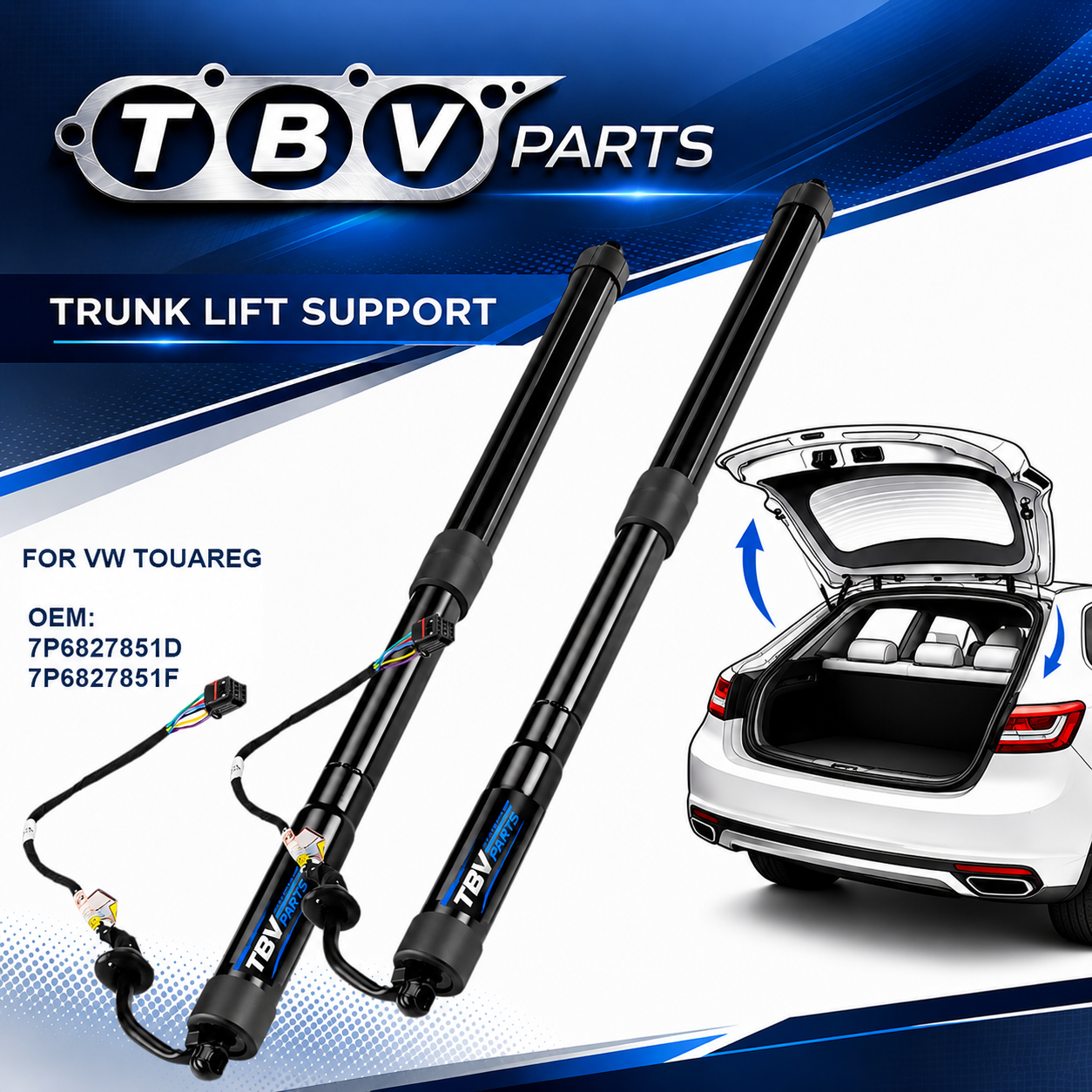 2X AMORTIGUADORES DE MALETERO ELÉCTRICO BMW X6 F16 F86 51247434043 51247434044