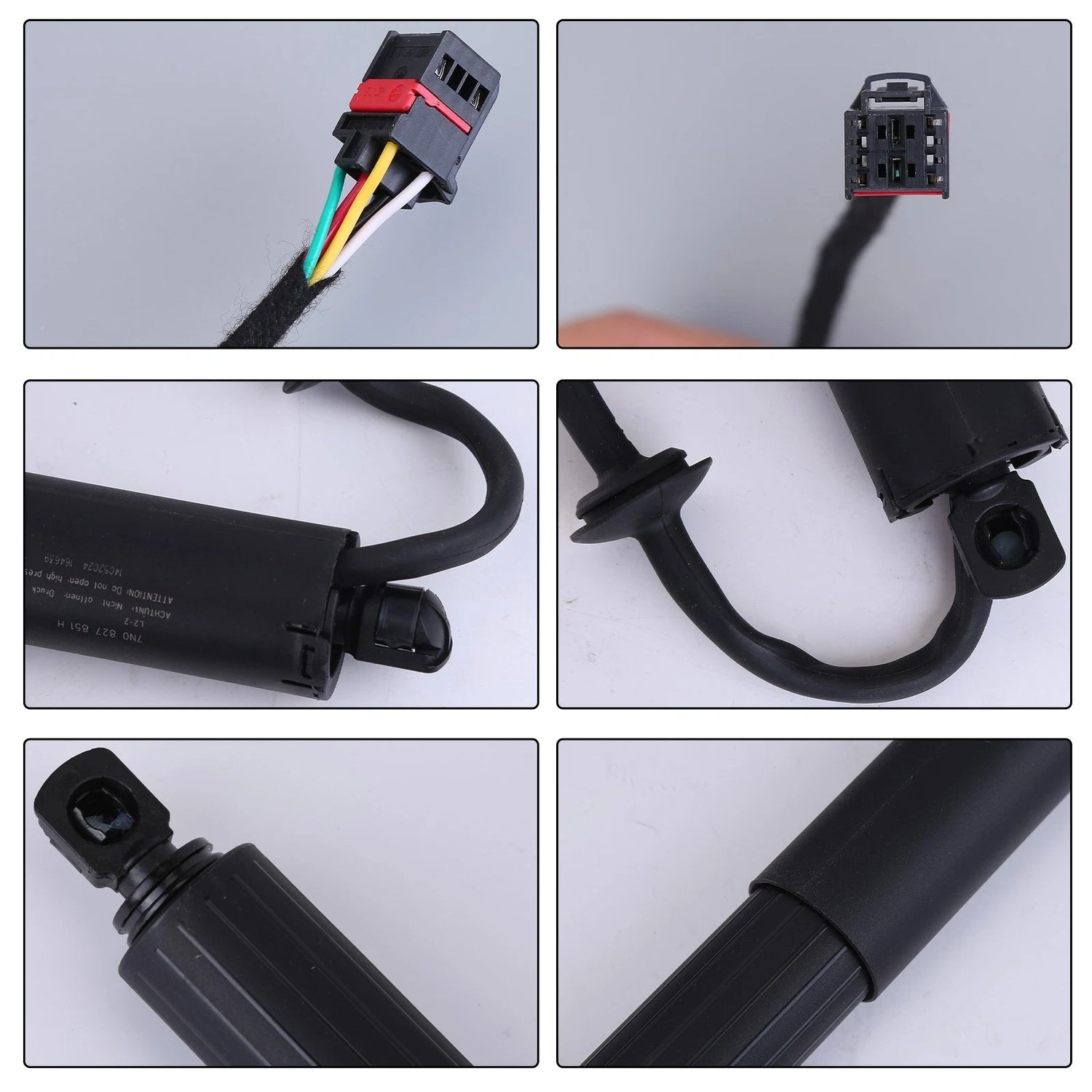 2X AMORTIGUADORES DE MALETERO ELÉCTRICO SEAT ALHAMBRA VW SHARAN 7N0827851DIIT, 7N0827851E, 7N0827851GIIT, 7N0827711A