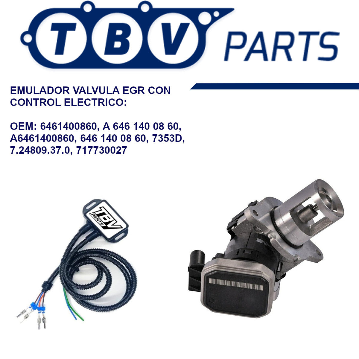 ELECTRIC EGR VALVE CANCEL EMULATOR WAHLER 7353D MERCEDES BENZ 200/220/270/400 CDI A6461400860 6461400860