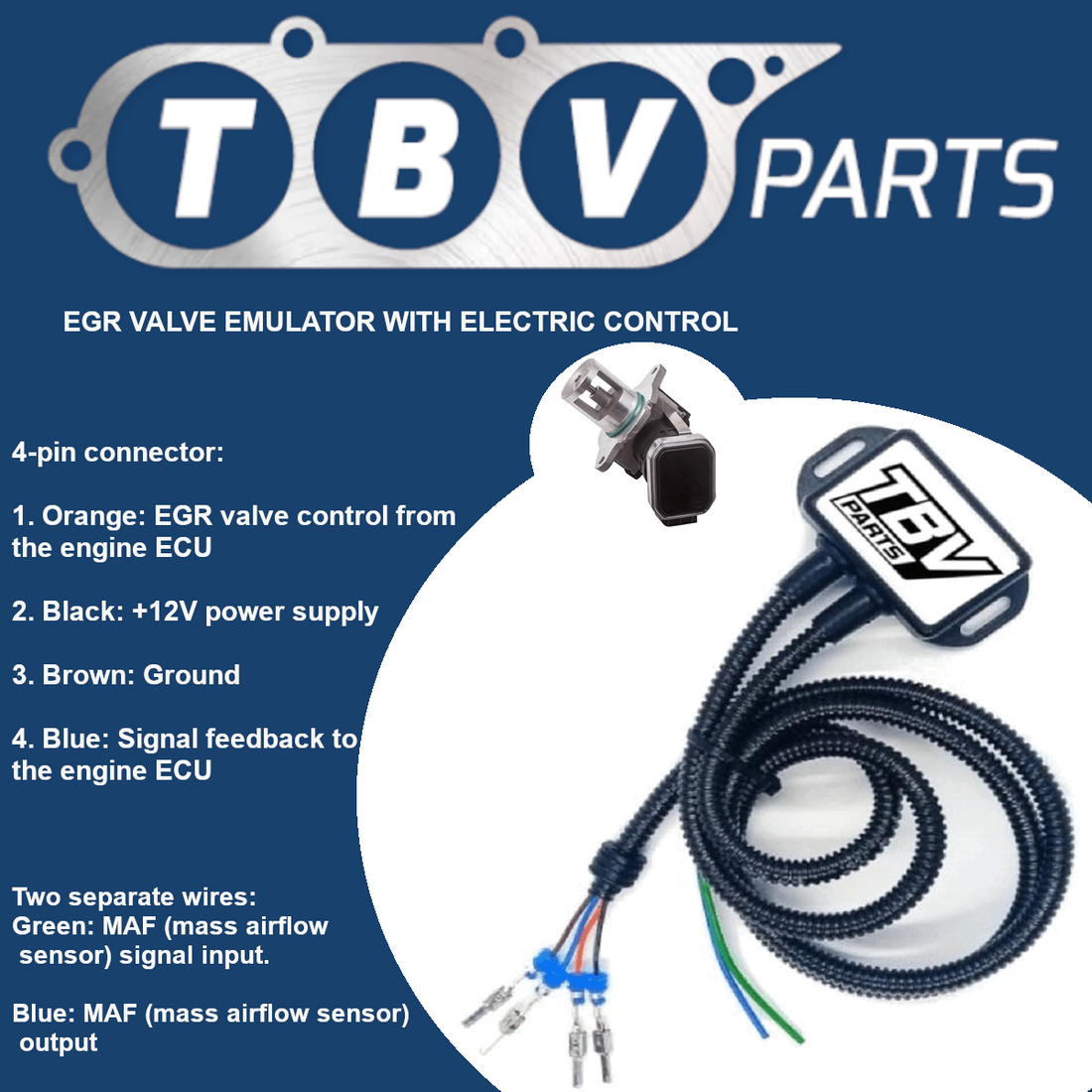 ELECTRIC EGR VALVE CANCEL EMULATOR WAHLER 7353D MERCEDES BENZ 200/220/270/400 CDI A6461400860 6461400860