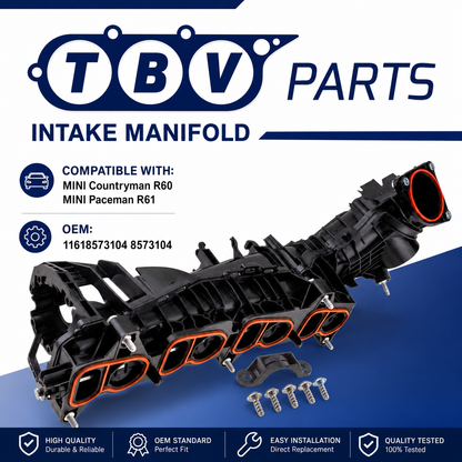 COLECTOR DE ADMISIÓN MINI PACEMAN (R61) COUNTRYMAN (R60) N47N 1.6D, 2.0D 11618573104 8573104