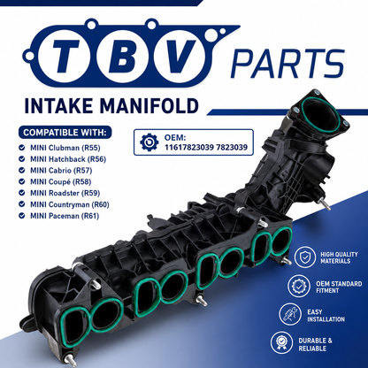 INTAKE MANIFOLD MINI COOPER D R56 1.6D, 2.0D 11617823039 7823039