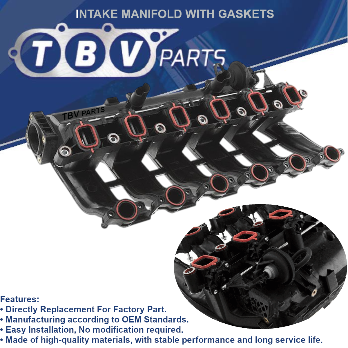 INTAKE MANIFOLD BMW 3 E90, 5 E60, X3 E83, X5 E53 11617800585 11617790701 11617790700