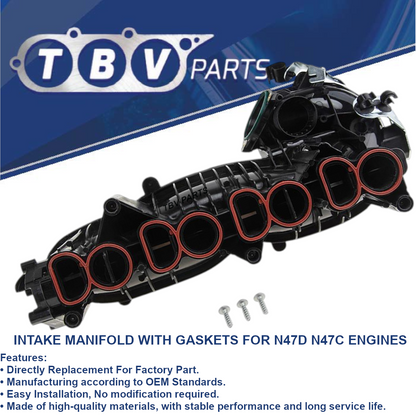 INTAKE MANIFOLD BMW 2.0D N47 ENGINE 11618507239 8507239 11617811214 11614728712 11617797384 7811214