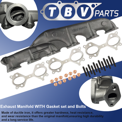 EXHAUST MANIFOLD BMW 325D 330D 525D 530D M57N2 11627801714 11627811449 11627796886 7801714 7811449 7796886