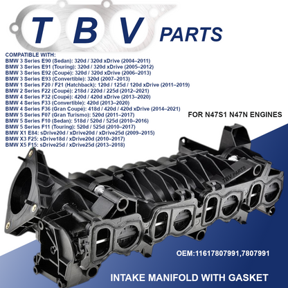 COLECTOR DE ADMISIÓN BMW N47N 2.0 D 11617807991 7807991