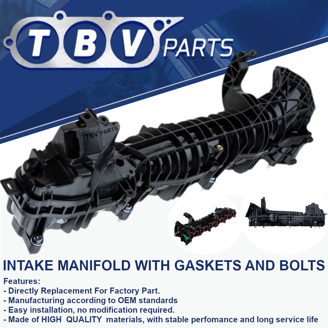 INTAKE MANIFOLD BMW N57N N57Z 2.5 3.0 3.5 4.0 11617811909 781909 11618514731 8514731