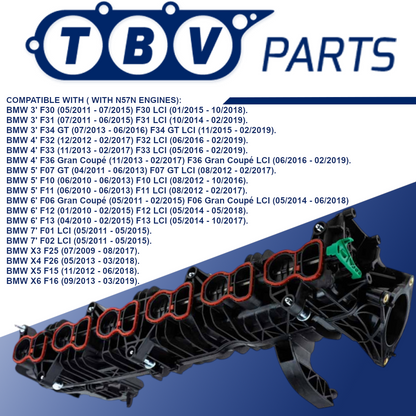 COLETOR DE ADMISSÃO BMW N57N N57Z 2.5 3.0 3.5 4.0 11617811909 781909 11618514731 8514731