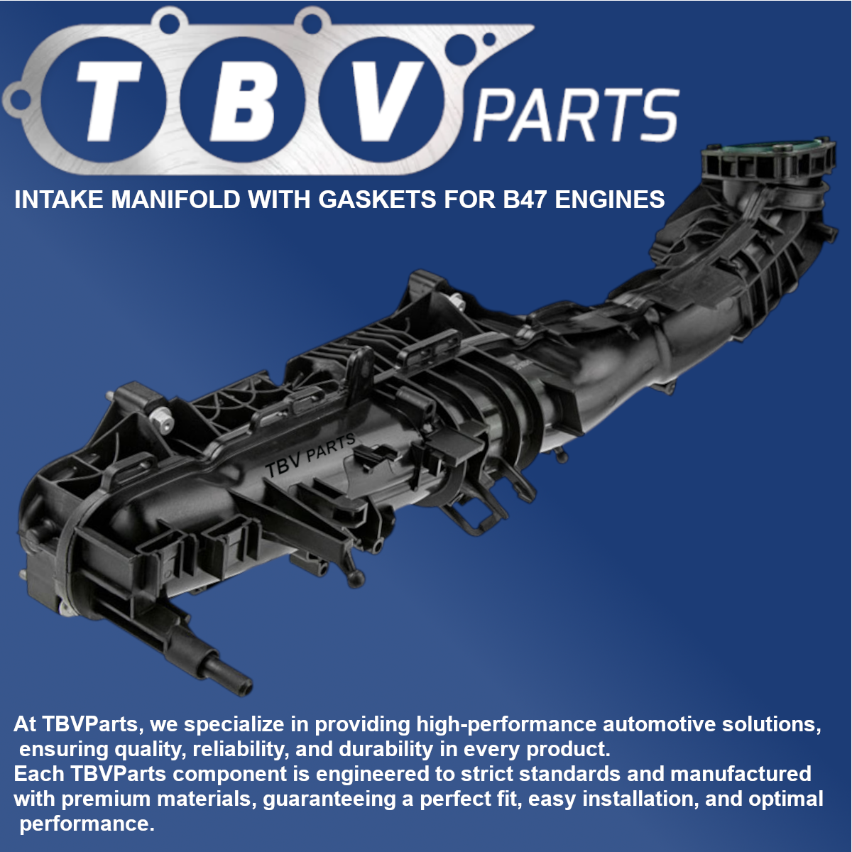 INTAKE MANIFOLD BMW B47 11618513655 8513655 11618580274 8580274