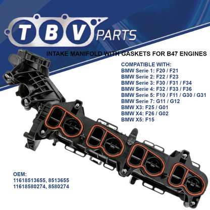 INTAKE MANIFOLD BMW B47 11618513655 8513655 11618580274 8580274