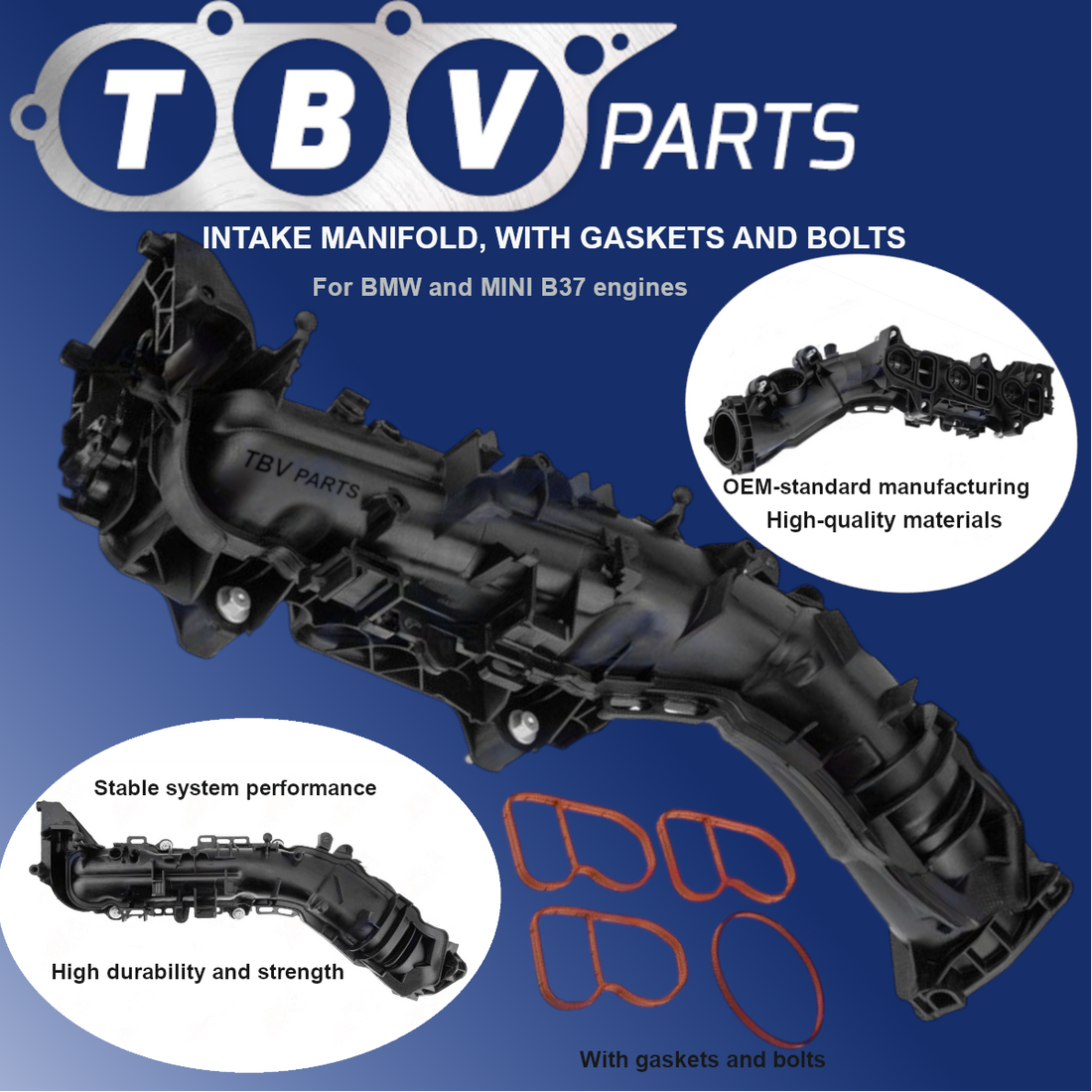INTAKE MANIFOLD BMW MINI COOPER D F55 F56 B37 11618513855 8593972 11618593972 11618596905 8596905