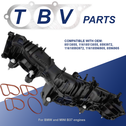 INTAKE MANIFOLD BMW MINI COOPER D F55 F56 B37 11618513855 8593972 11618593972 11618596905 8596905