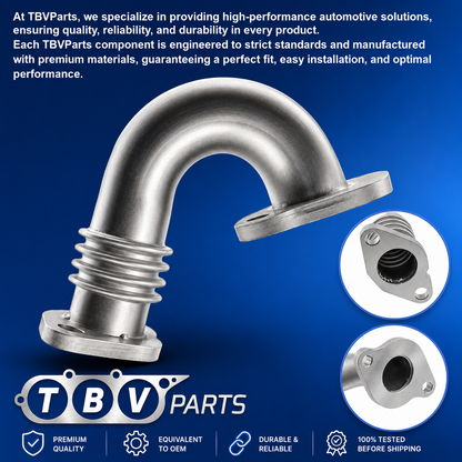 TUBO ENFRIADOR EGR IVECO DAILY 2.3D 504388655 5802531805 5801365344 5801856571 5802528663  7.24809.79.0