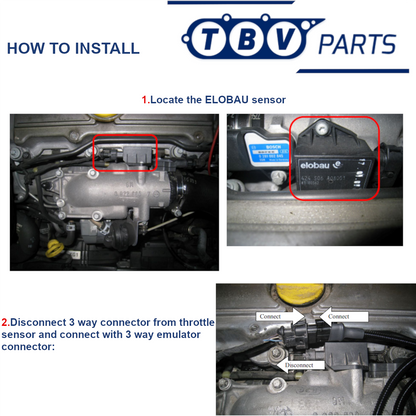 FALHA DE CANCELAMENTO DO EMULADOR P0638 SENSOR ELOBAU OPEL SAAB 2.0/2.0 DTI 424S06A08001